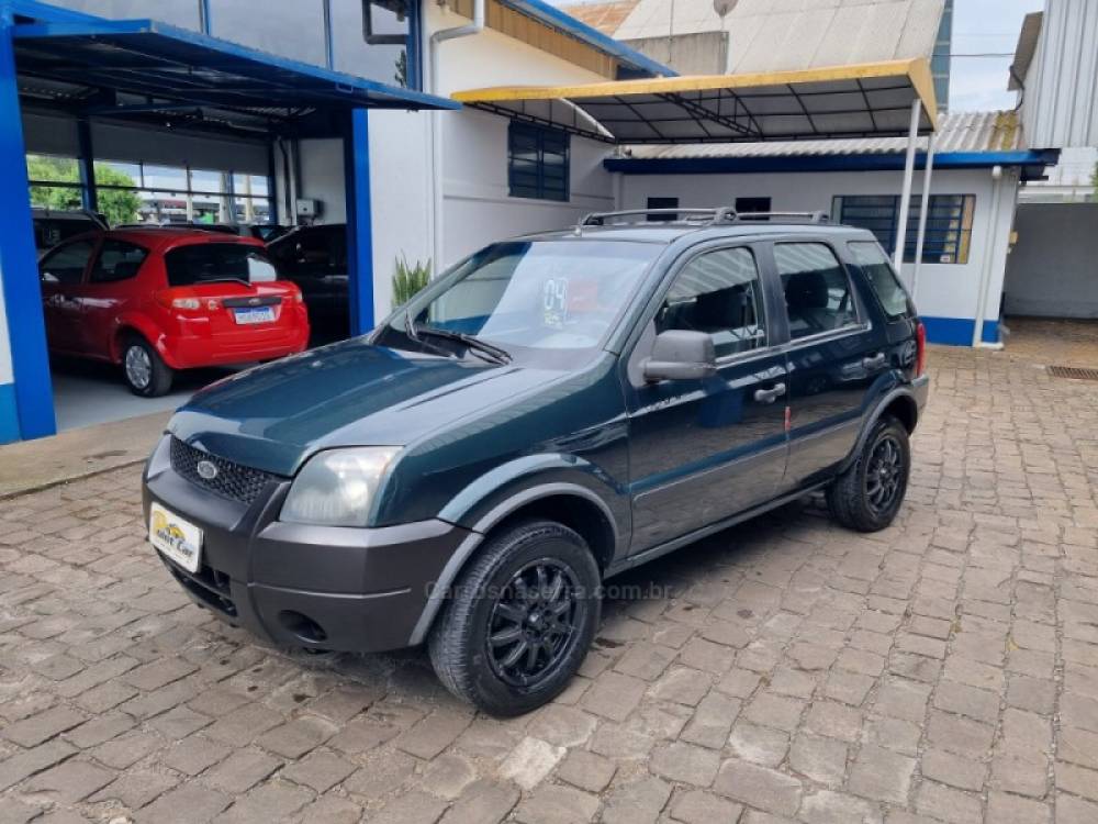 FORD - ECOSPORT - 2003/2004 - Verde - Sob Consulta